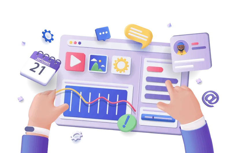 Home dynamic website development